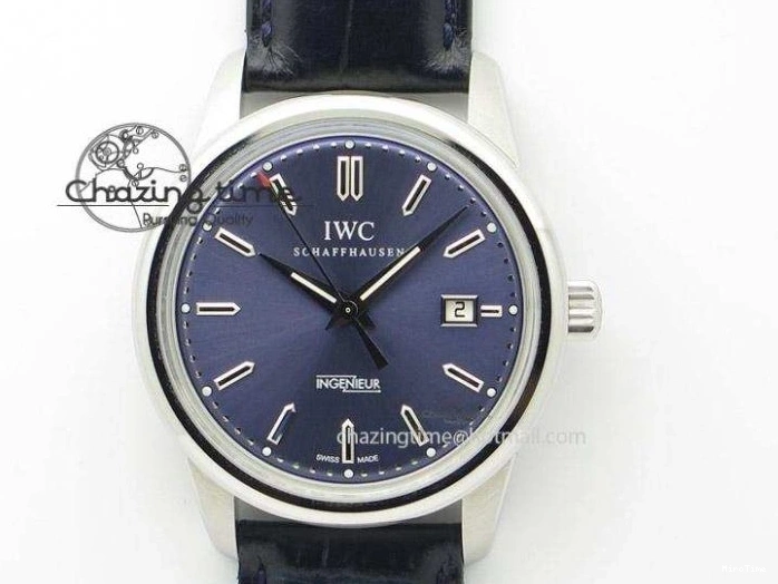MIROTIME 0224 UrbanChic Ingeniuer St.Laurens SS Blue Dial MK 1:1 Best Edition On Black Leather Strap A 7366